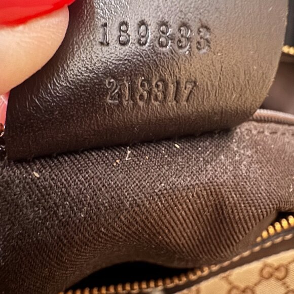 Gucci Brown GG Monogram Abbey D-Ring Hobo Bag - Picture 8 of 11